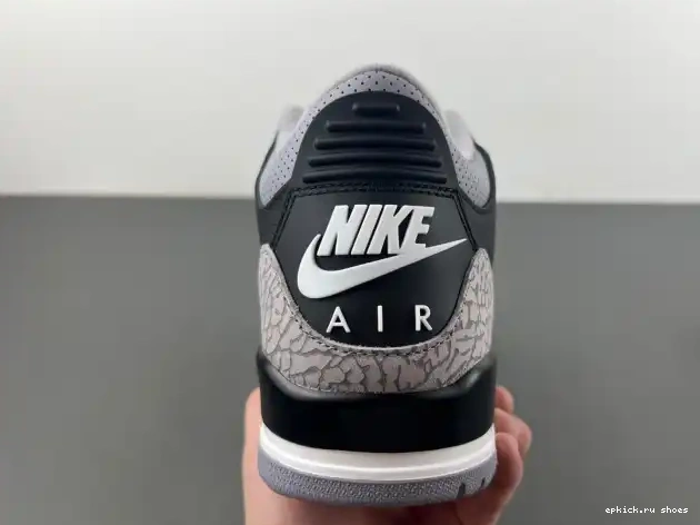 Rep Jordan 3 Cement DN3707-010 Air Black 0605